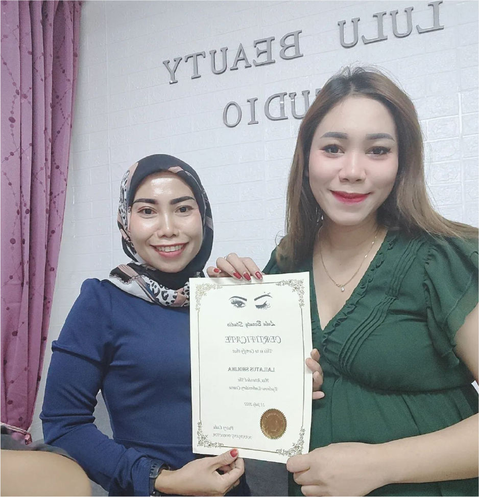 Professional Certifications 1 - Lulu Beauty Studio